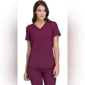 Small Cherokee iFlex Women Scrubs Top V-Neck